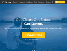 Tablet Screenshot of detox.com