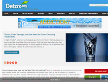 Tablet Screenshot of detox.org